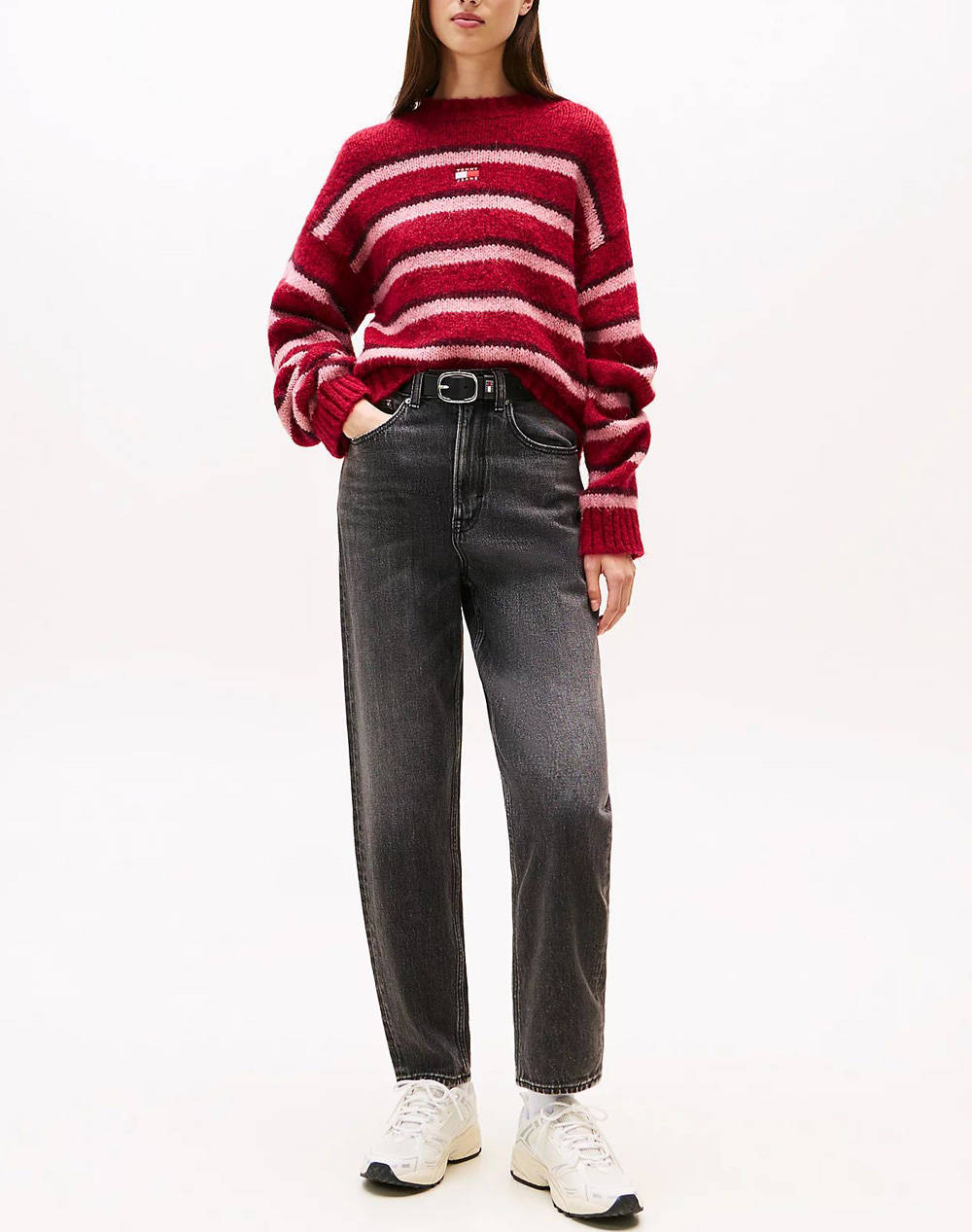 TOMMY JEANS MOM JEAN UH TPR BI0187