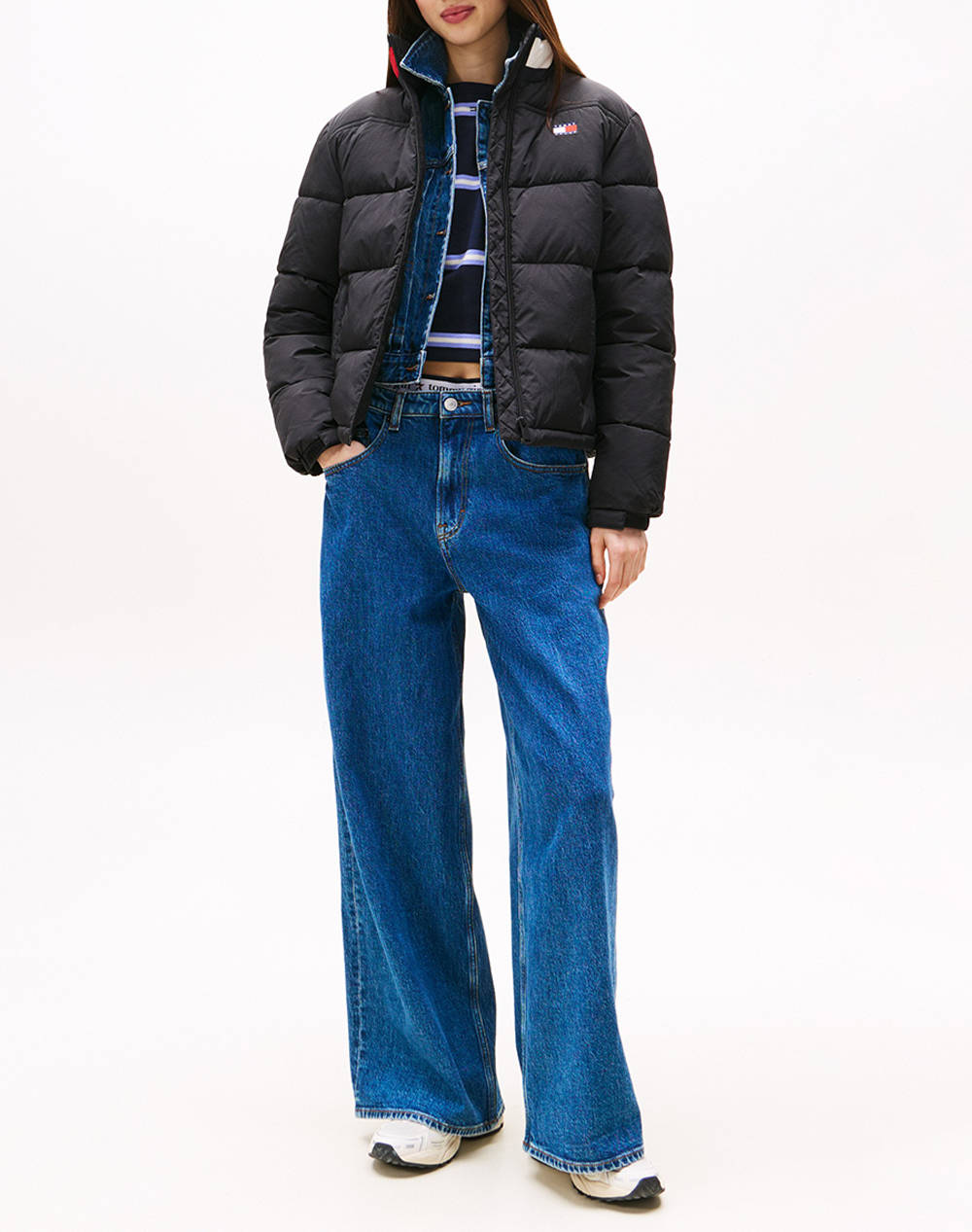 TOMMY JEANS TJW ESS PUFFER FLAG JACKET EXT