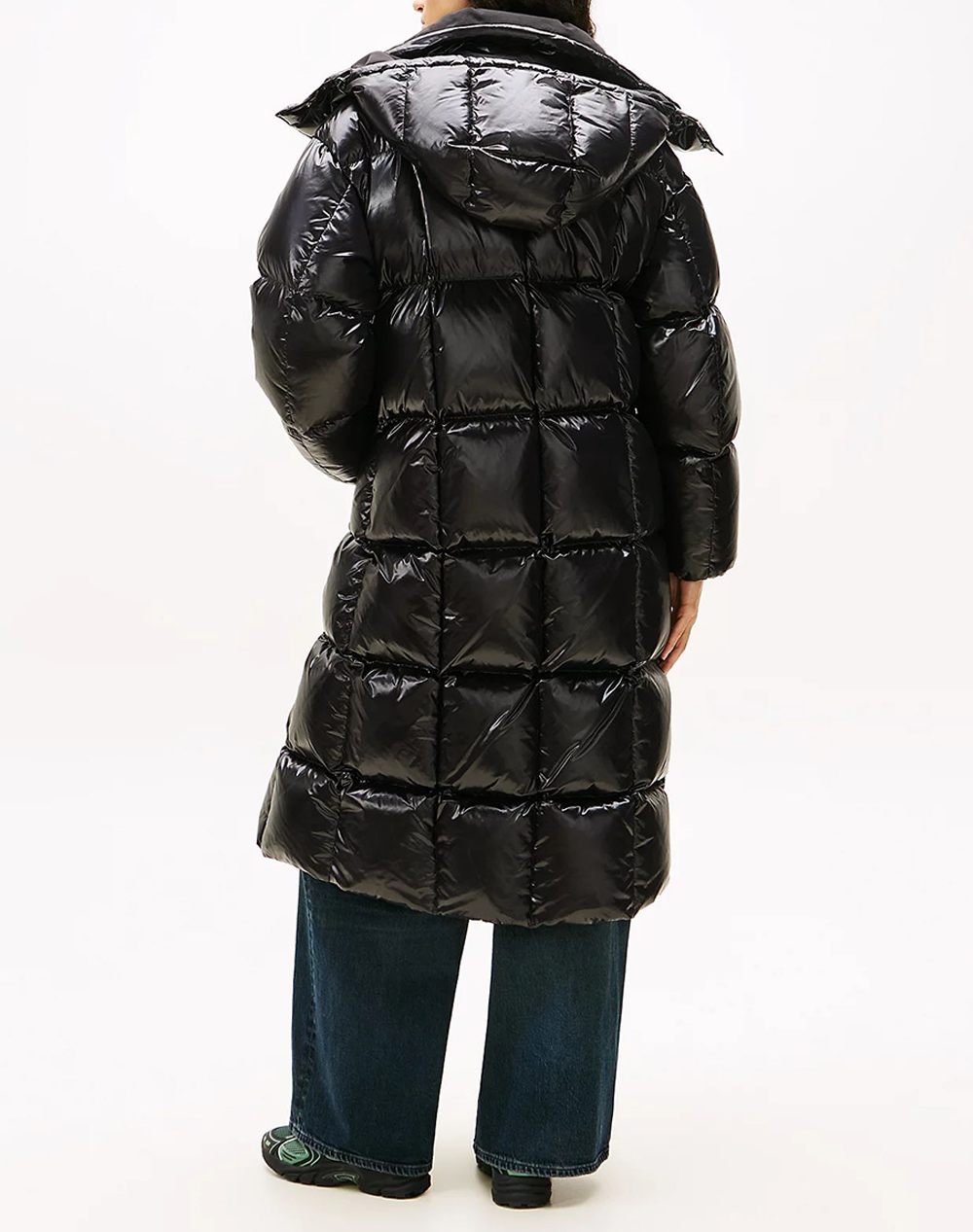 TOMMY JEANS TJW ALASKA GRID SHNY OVS DWN PFR