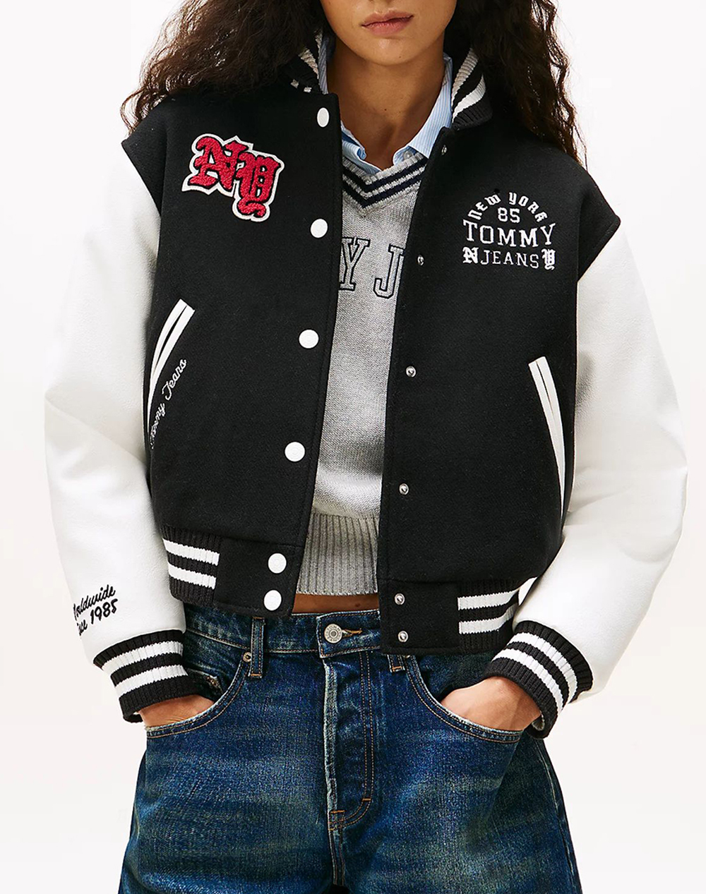 TOMMY JEANS TJW WOOL VARSITY JACKET