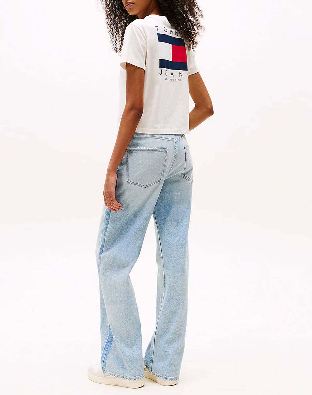 TOMMY JEANS TJW REG SH TOMMY US FLAG SS TEE