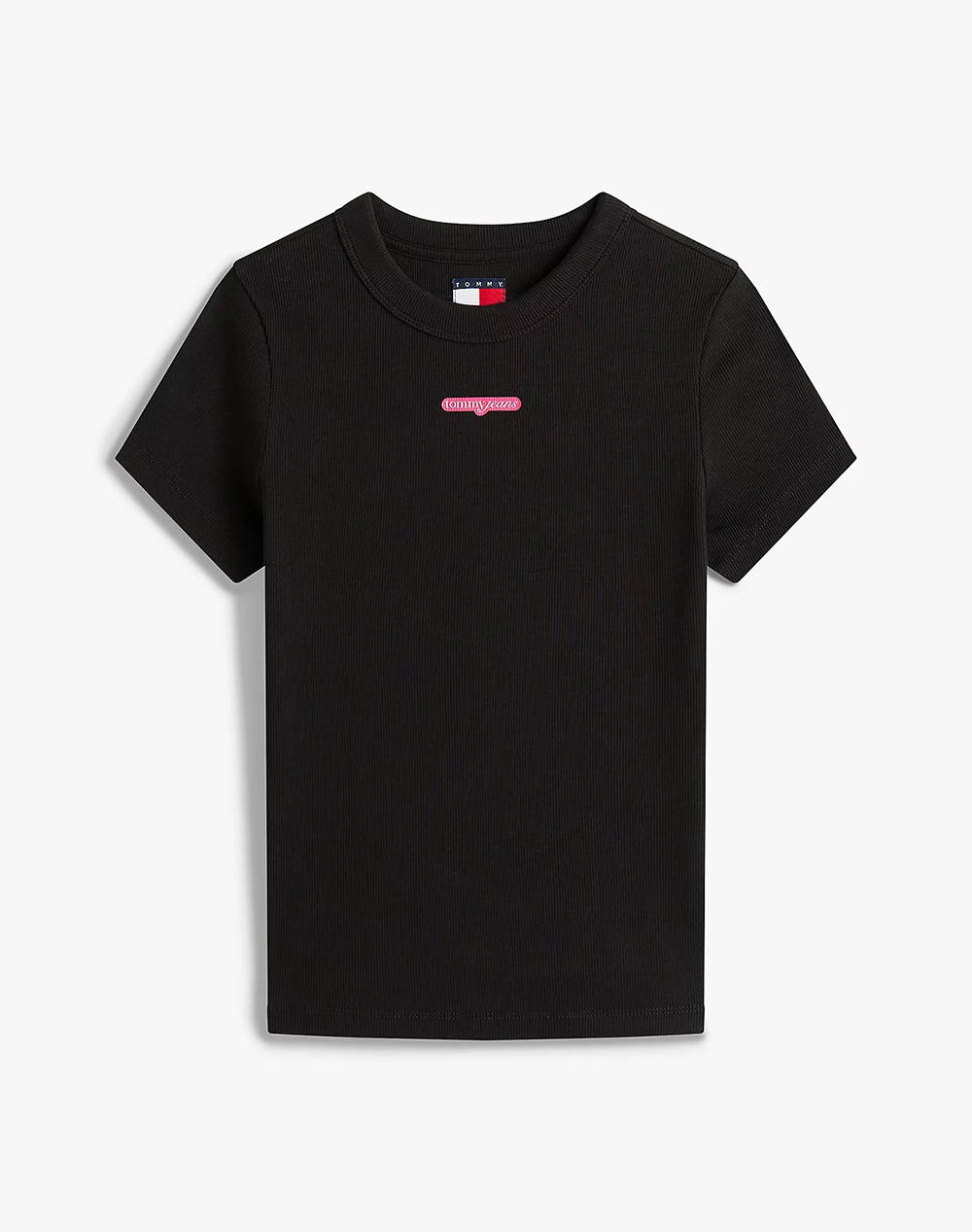 TOMMY JEANS TJW SLIM SCRIPT LABEL SS TEE EXT