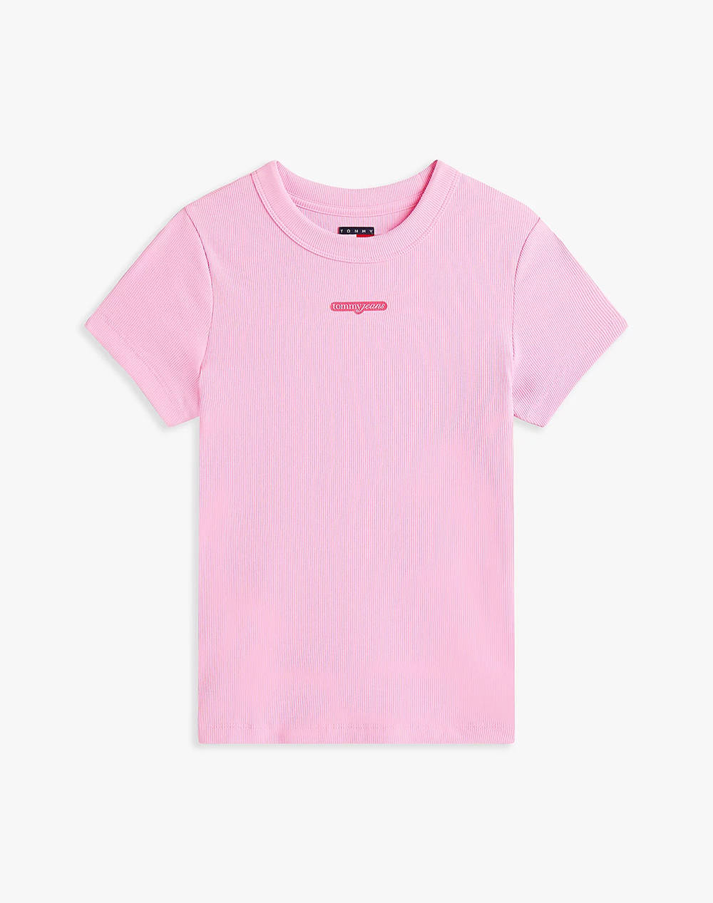 TOMMY JEANS TJW SLIM SCRIPT LABEL SS TEE EXT