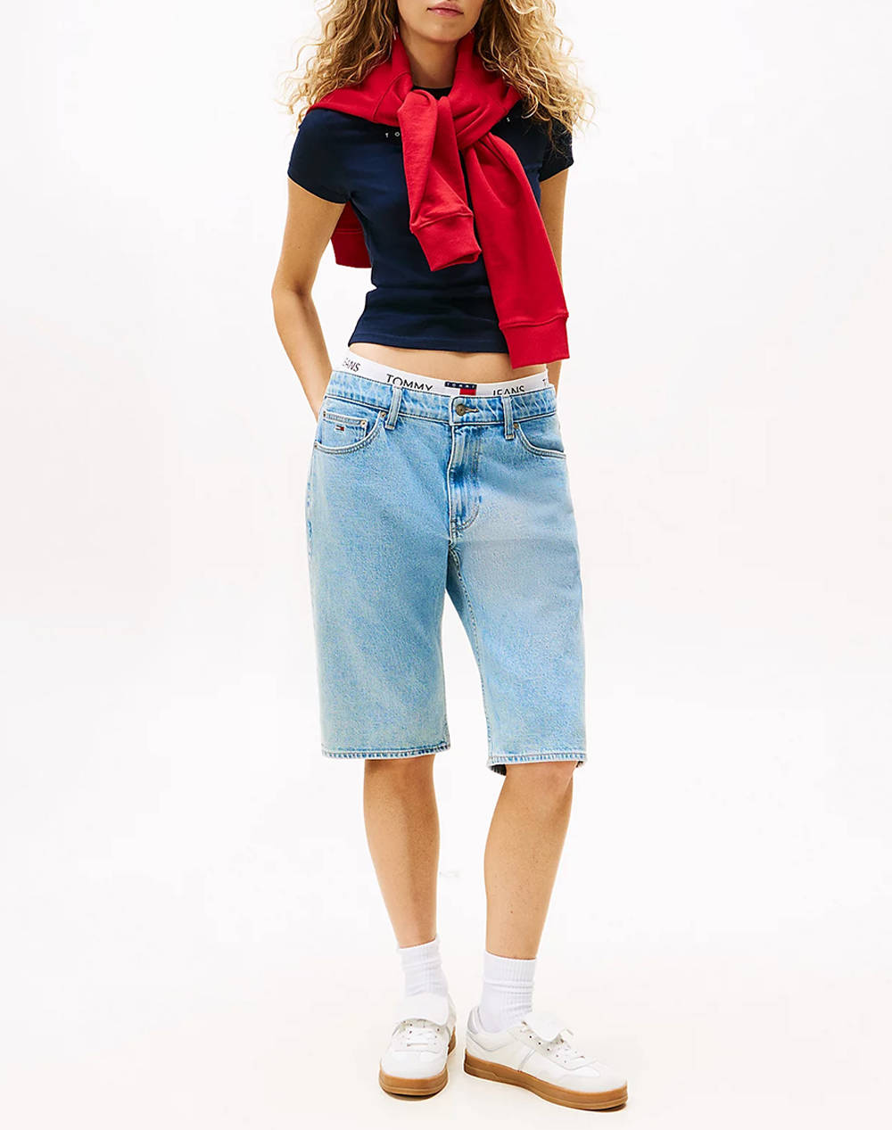 TOMMY JEANS TJW SLIM TJ US LINEAR SS TEE
