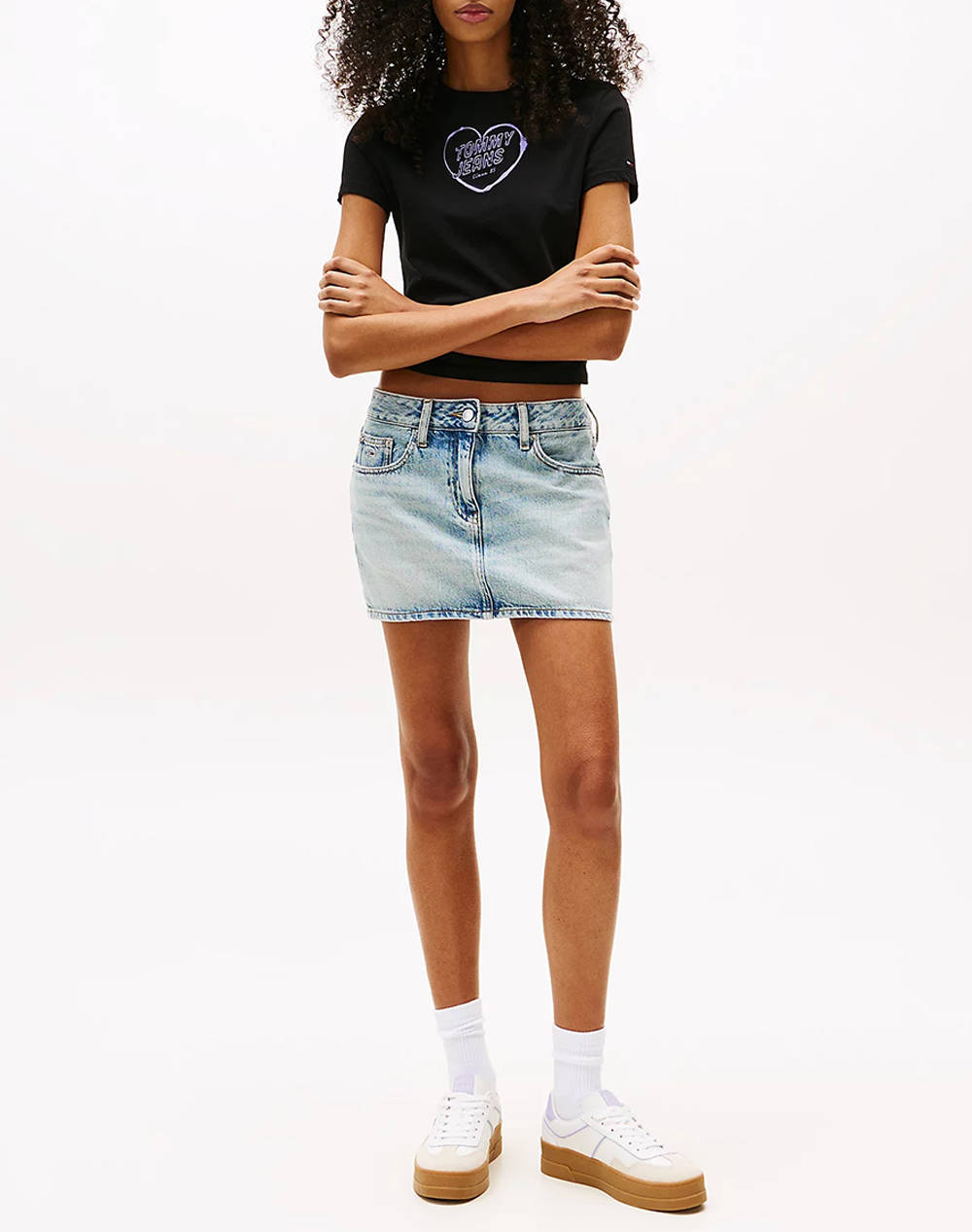 TOMMY JEANS TJW SLIM SH HEART TEE