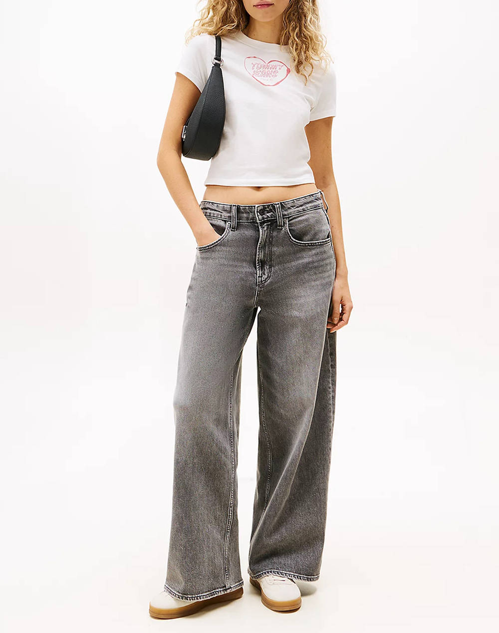 TOMMY JEANS TJW SLIM SH HEART TEE