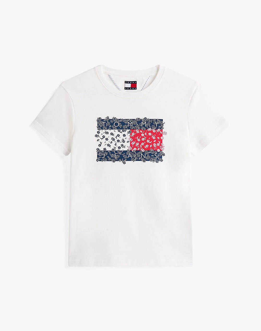 TOMMY JEANS TJW REG FLORAL FLAG TEE