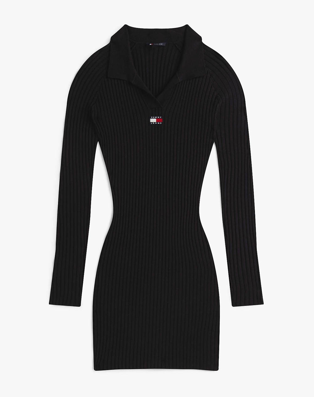 TOMMY JEANS TJW COLLAR BADGE SWEATER DRESS