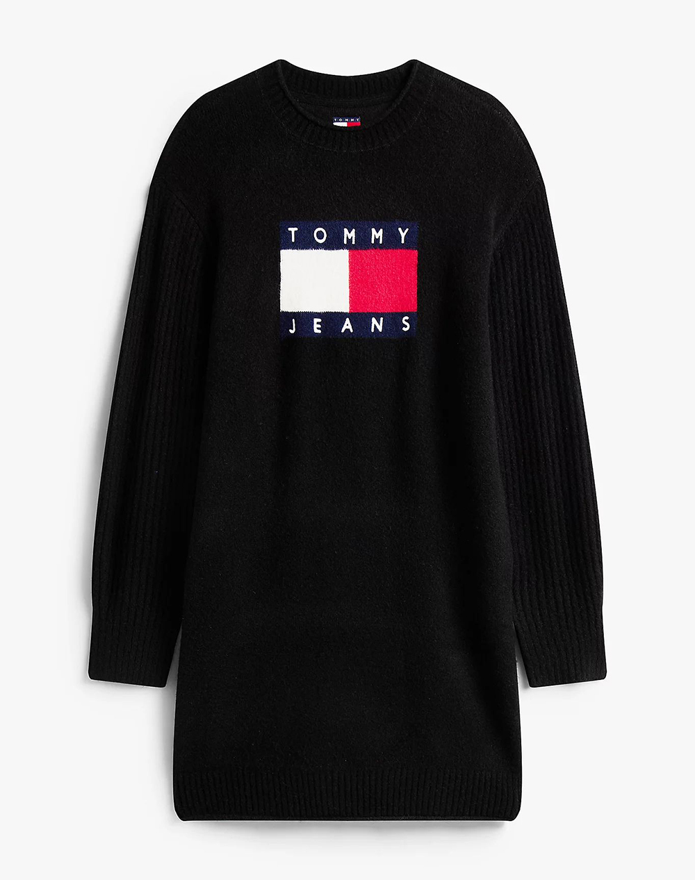 TOMMY JEANS TJW FLAG SWEATER DRESS EXT