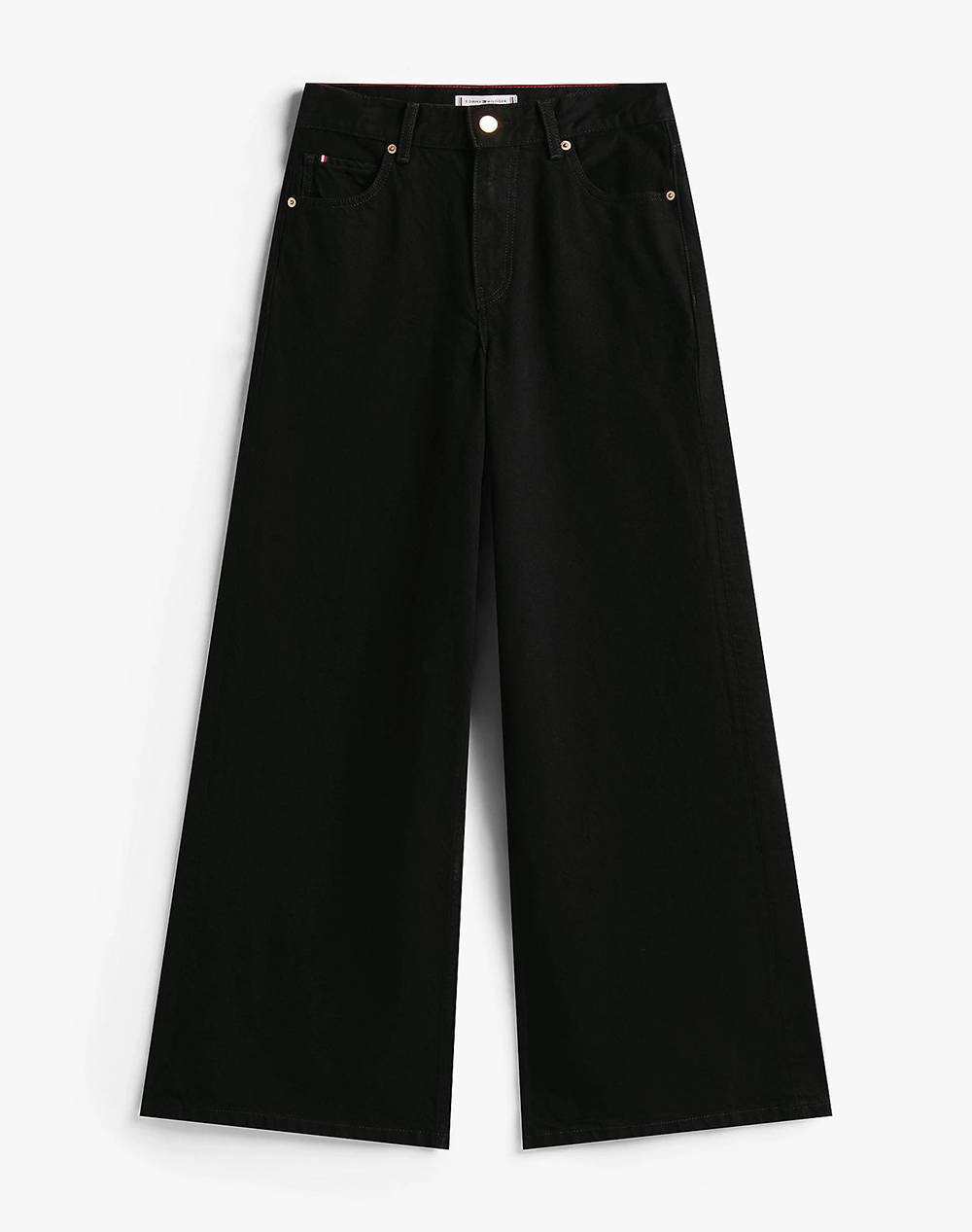 TOMMY HILFIGER DNM BLACK 70s WIDE LEG HW