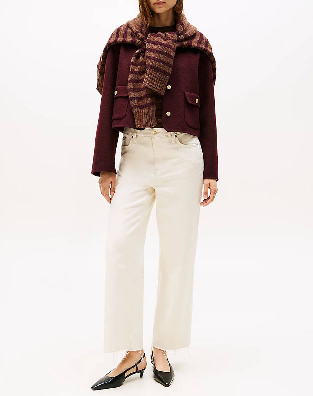 TOMMY HILFIGER DF WOOL BLEND REG LADY JACKET