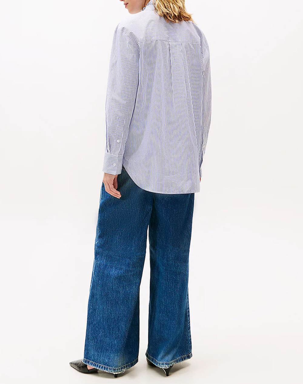 TOMMY HILFIGER POPLIN RUFFLE SHIRT