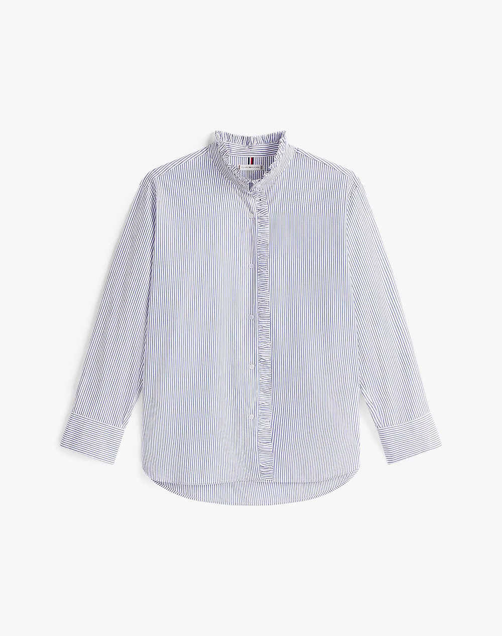 TOMMY HILFIGER POPLIN RUFFLE SHIRT