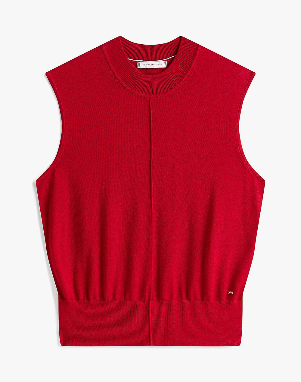 TOMMY HILFIGER LYOCELL SILK MOCK SL SWT TOP