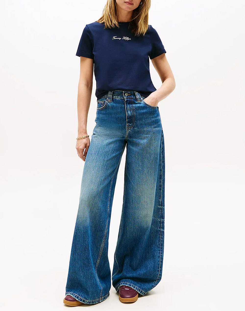 TOMMY HILFIGER CLASSIC SCRIPT REG SS TEE