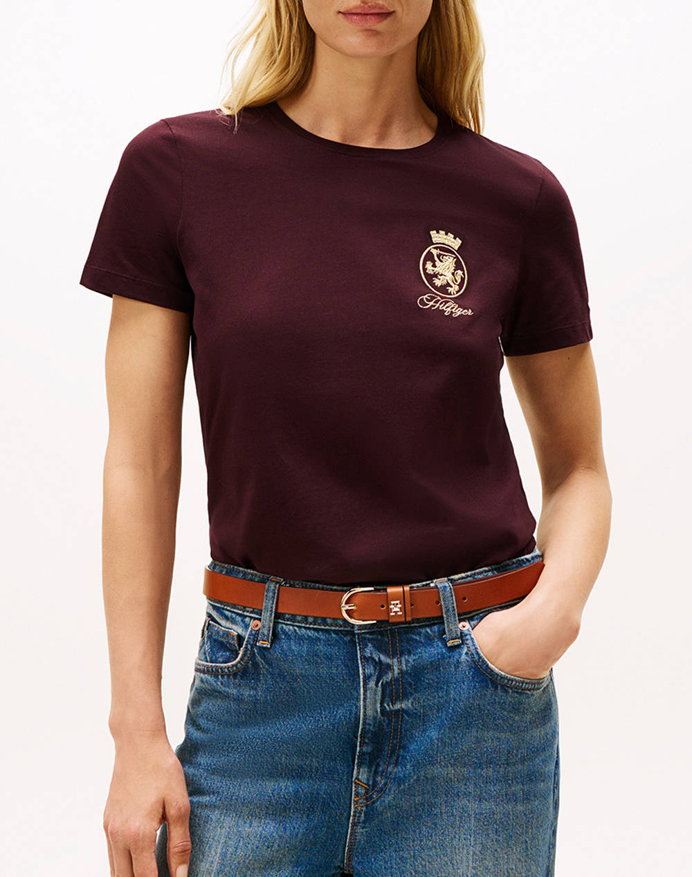 TOMMY HILFIGER GOLD CREST REG SS TEE