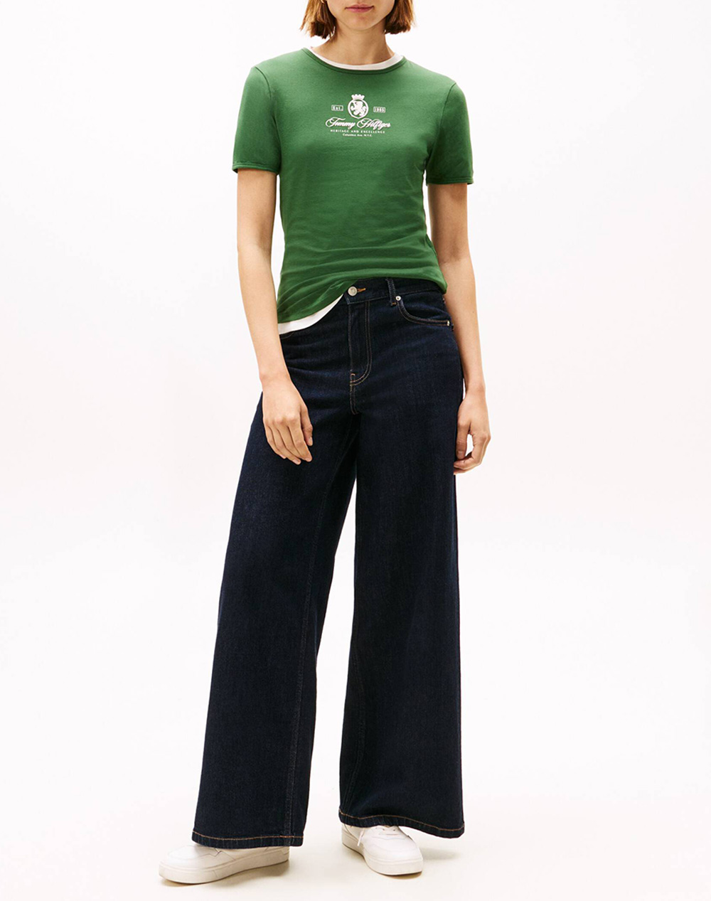 TOMMY HILFIGER VARSITY CREST SLIM SS TEE