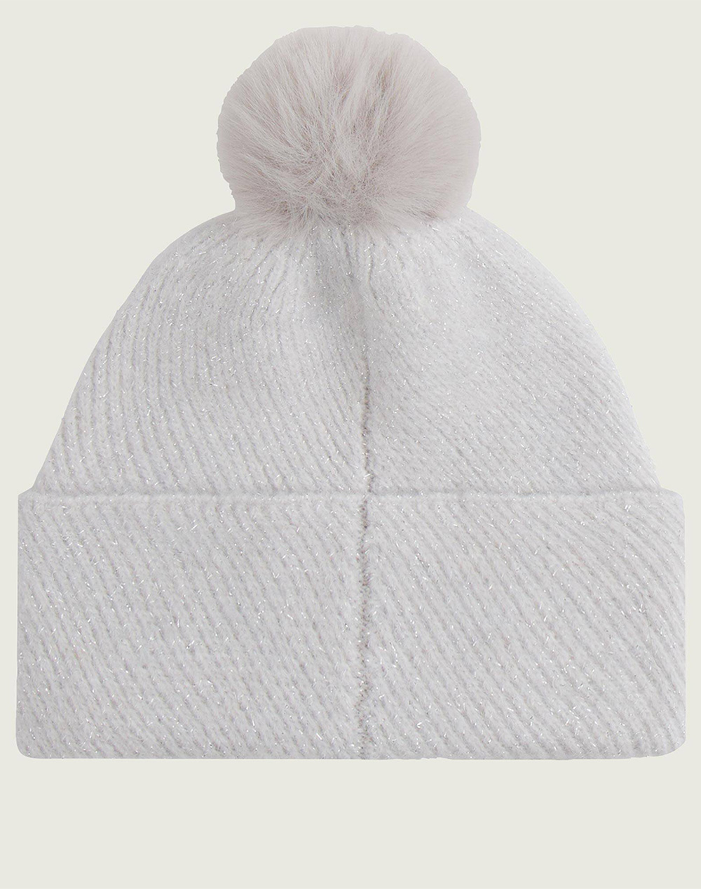 TOMMY HILFIGER POM POM BEANIE LUREX GP