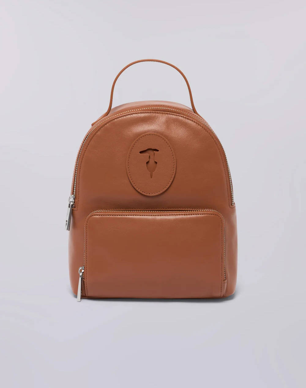 TRUSSARDI SOCIETY BACKPACK SM - CALF LEATHER (Dimensiuni: 25 x 21 x 10cm.)