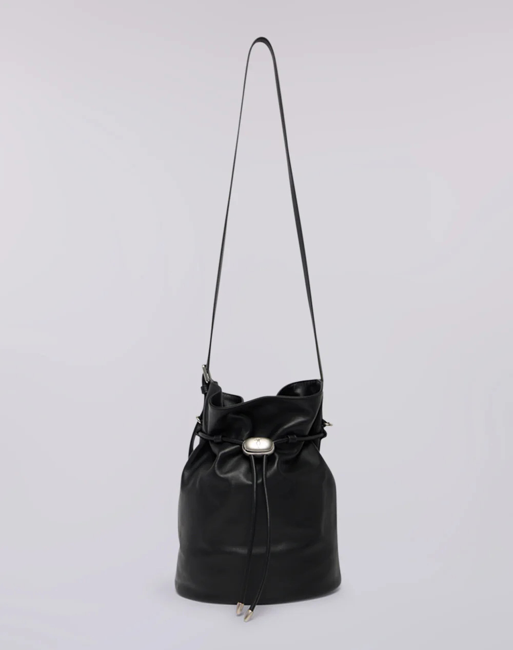 TRUSSARDI BAG -AMULETO SECCHIELLO ORIZZONTALE MEDIUM IN NAPPA (Dimensiuni: 32 x 23 x 17cm.)