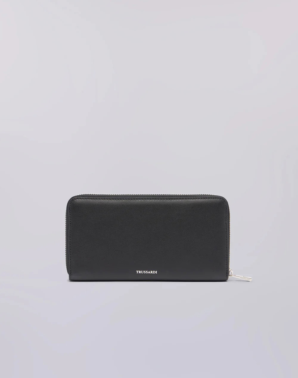 TRUSSARDI SOCIETY ZIP AROUND WALLET LG - CALF LEATHER (Dimensiuni: 19.5 x 10.5cm.)