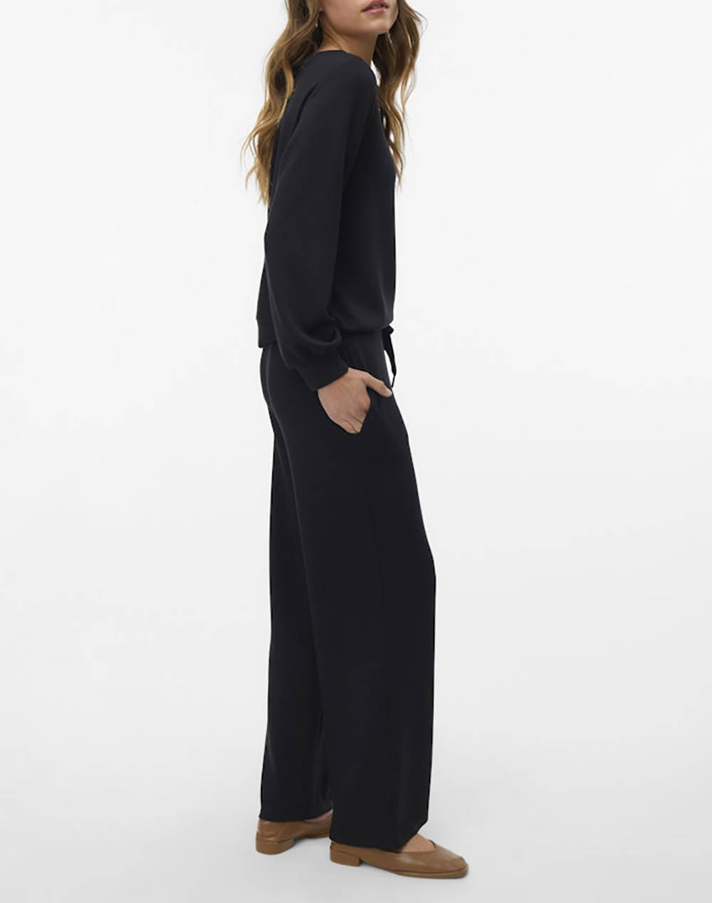 VERO MODA VMHALI HW WIDE PANT JRS GA BOO