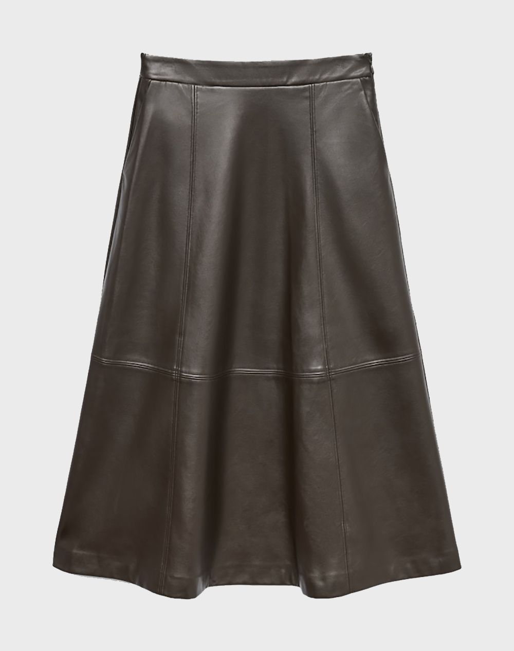 VERO MODA VMOLIVE HW COATED ANKLE SKIRT PRM