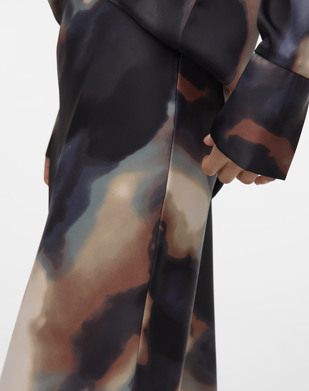 VERO MODA VMJOA HW ANKLE SKIRT PR WVN GA