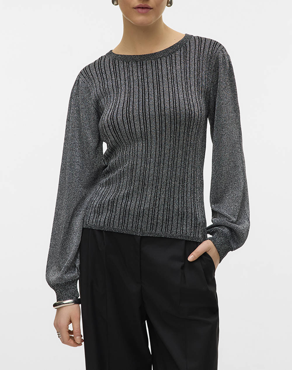VERO MODA VMTALIA LS O-NECK PULLOVER BOO