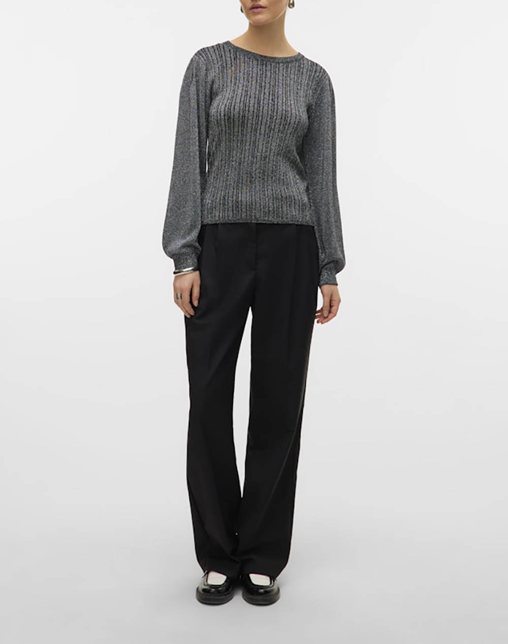 VERO MODA VMTALIA LS O-NECK PULLOVER BOO