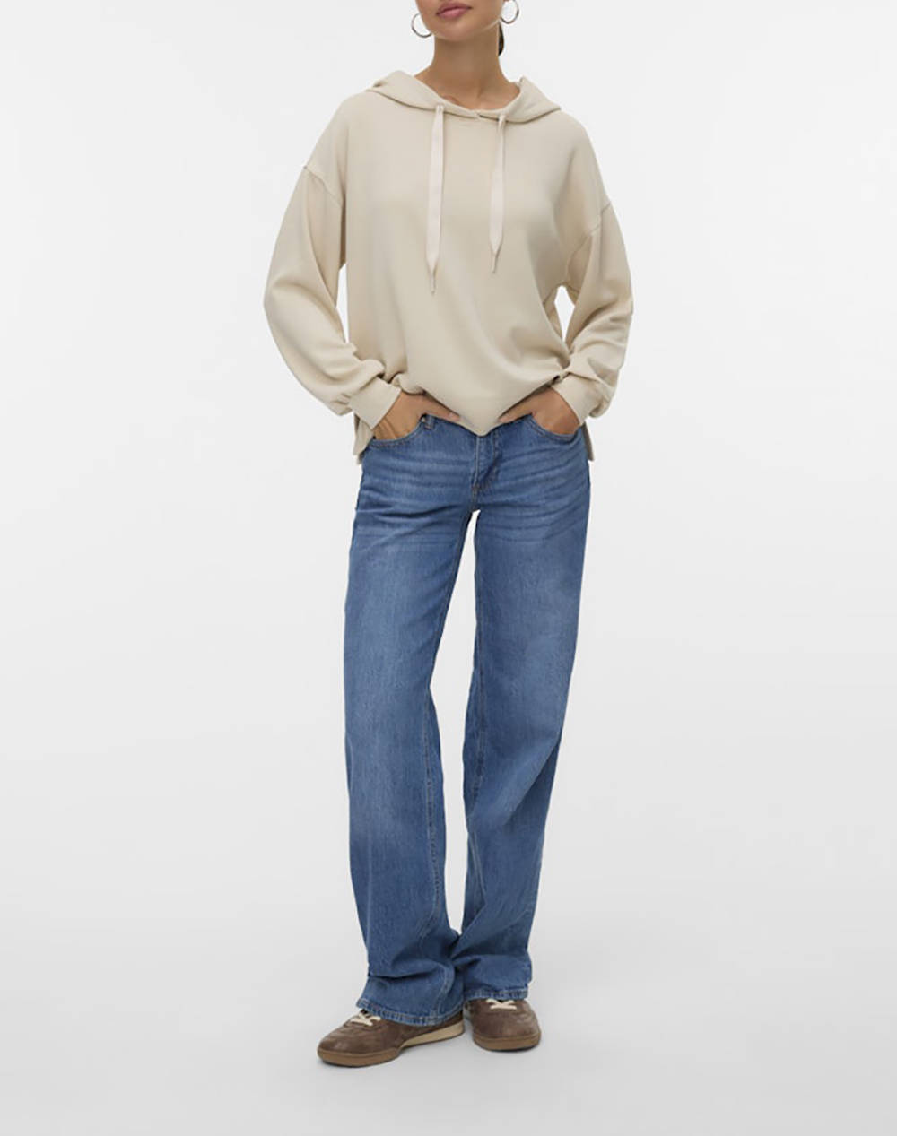 VERO MODA VMHALI LS HOODIE JRS GA BOO
