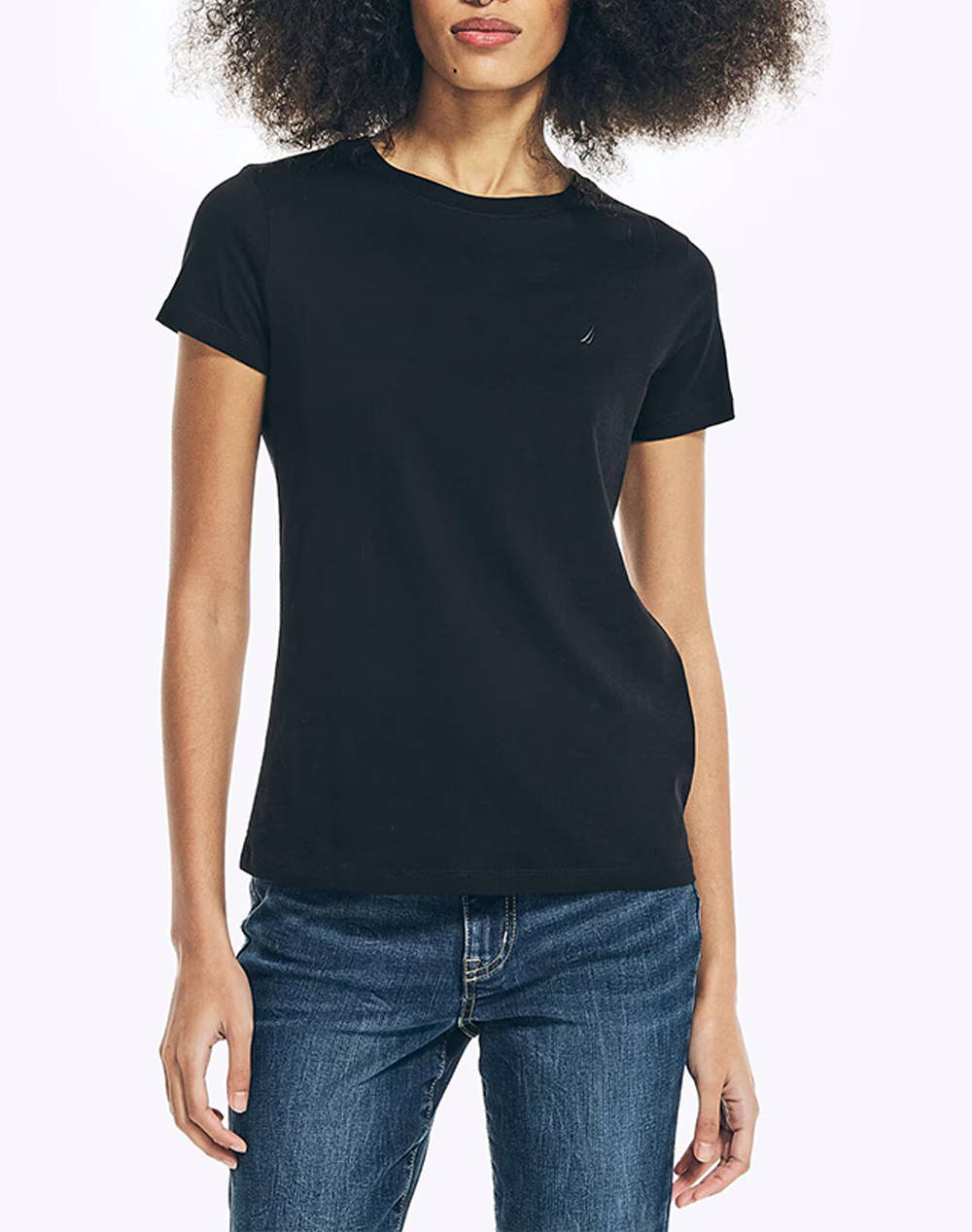 NAUTICA BLUZA T-SHIRT ΚΜ SUSTAINABLE ANCHOR COTTON CREW NECK TEE