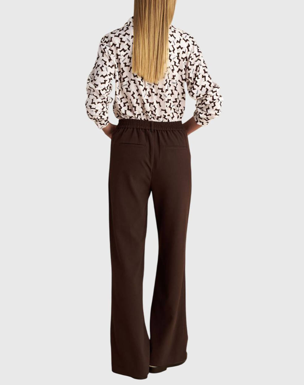 ATTRATTIVO PANTALONI 62POLIEST33VISC5EL.POL