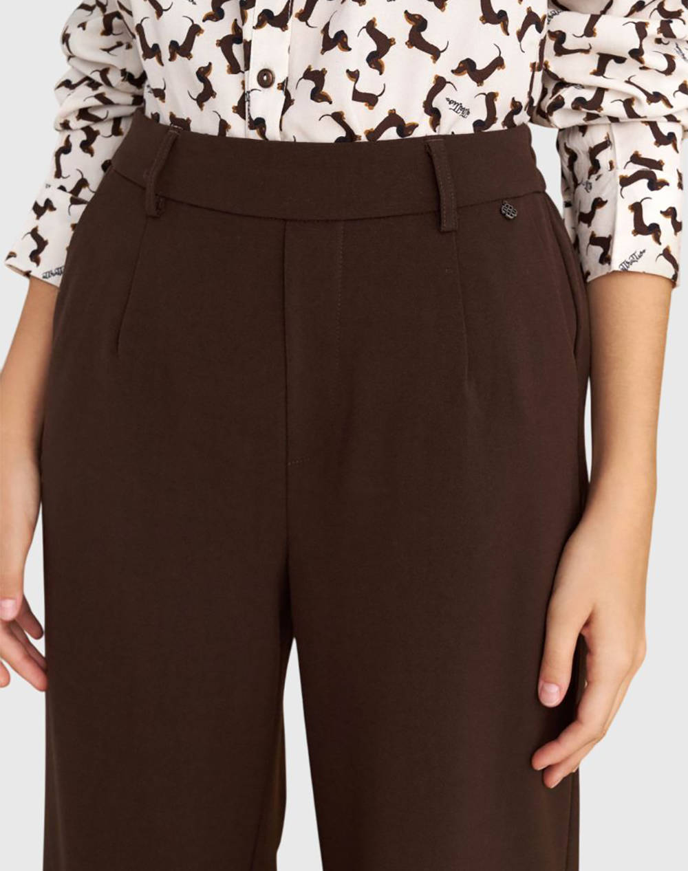 ATTRATTIVO PANTALONI 62POLIEST33VISC5EL.POL