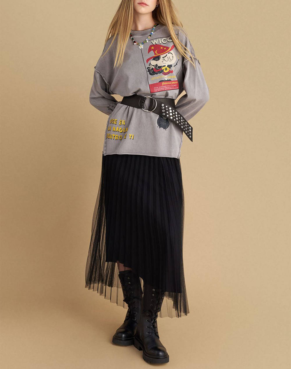 ATTRATTIVO SET BLUZA&COLIER