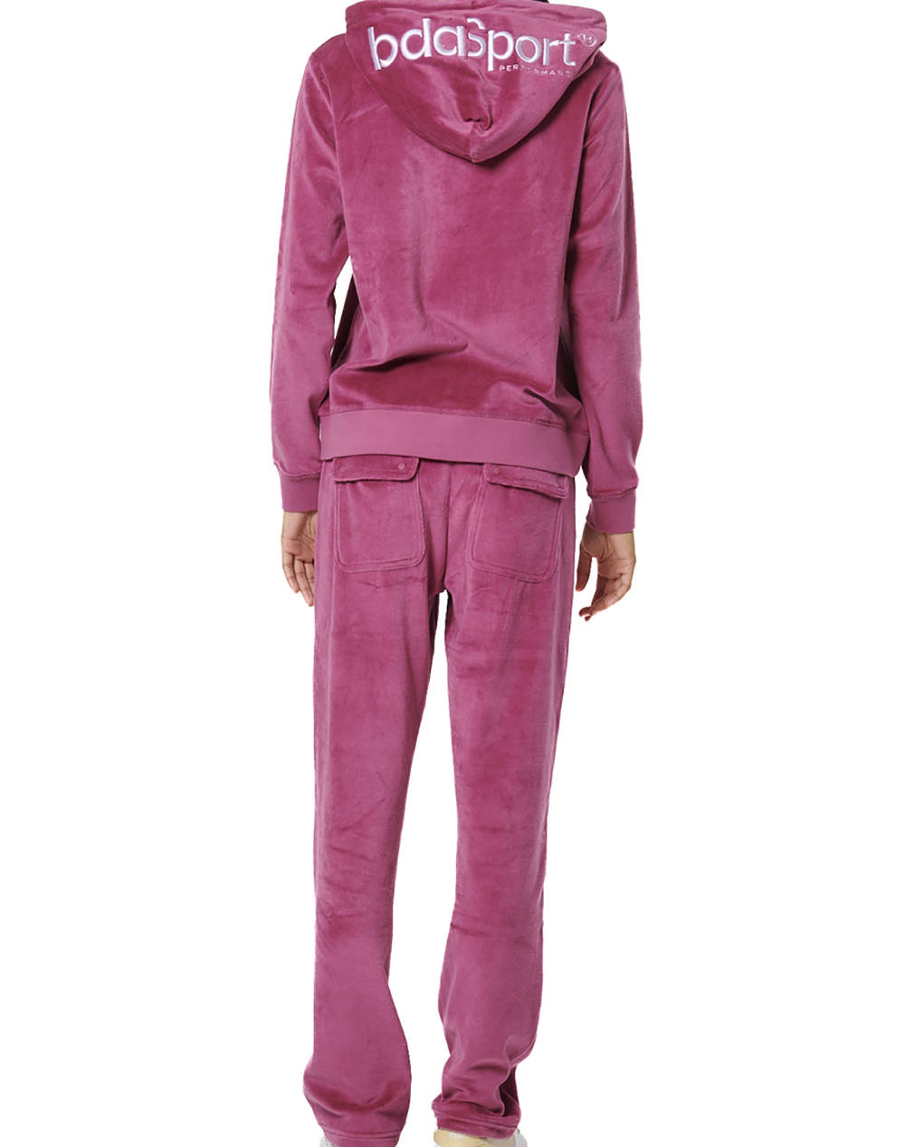 BODY ACTION WOMENS BASIC VELOUR PANTS