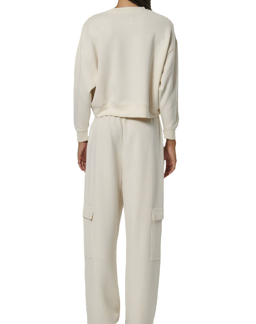 BODY ACTION WOMENS MODAL CROP SWEATSHIRT
