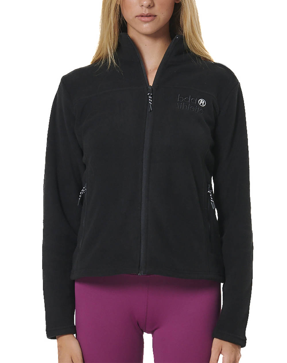 BODY ACTION WOMEN''S FULL-ZIP POLAR FLEECE