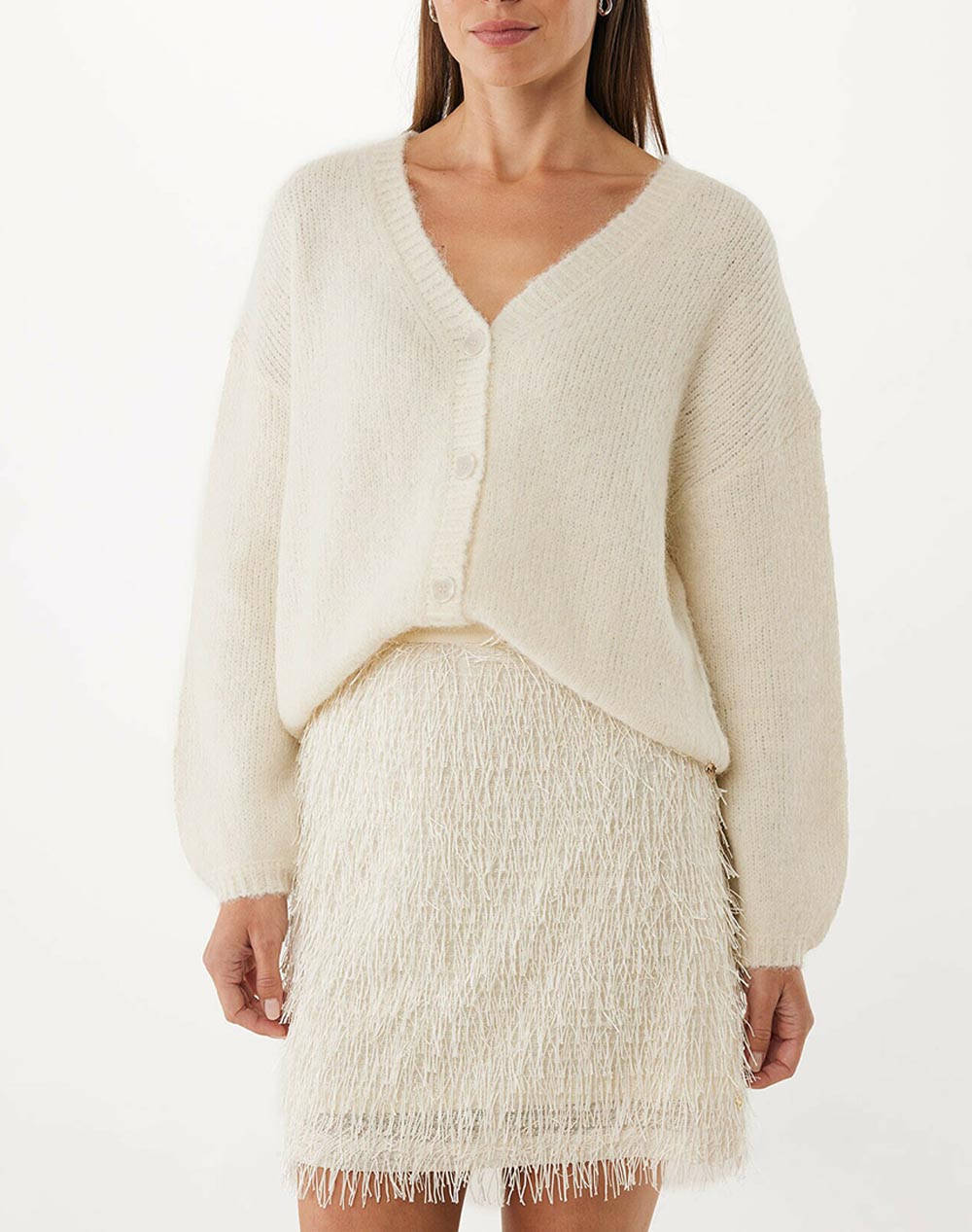 MEXX HAZEL Granddad V-neck cardigan
