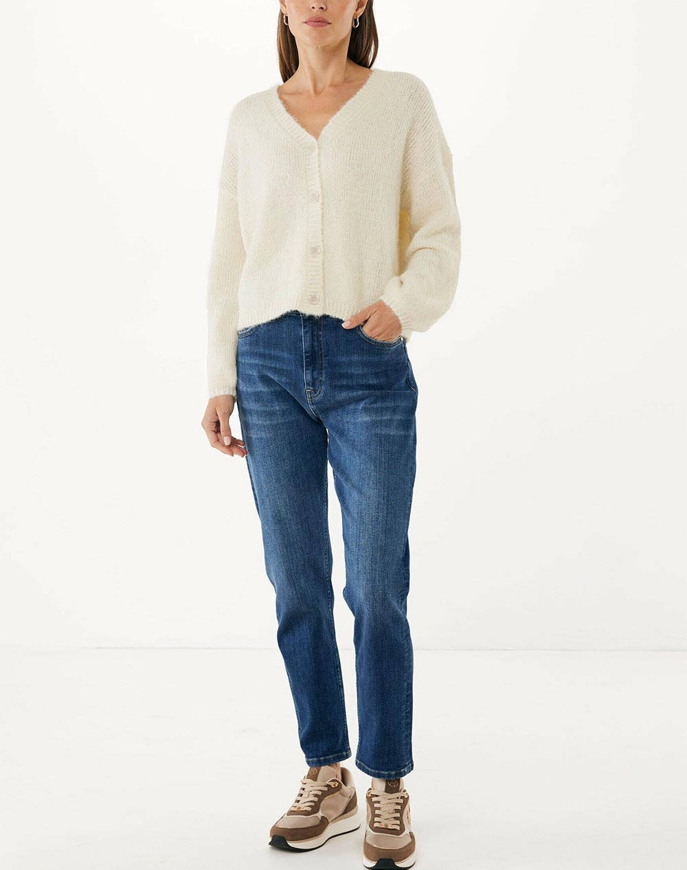 MEXX HAZEL Granddad V-neck cardigan