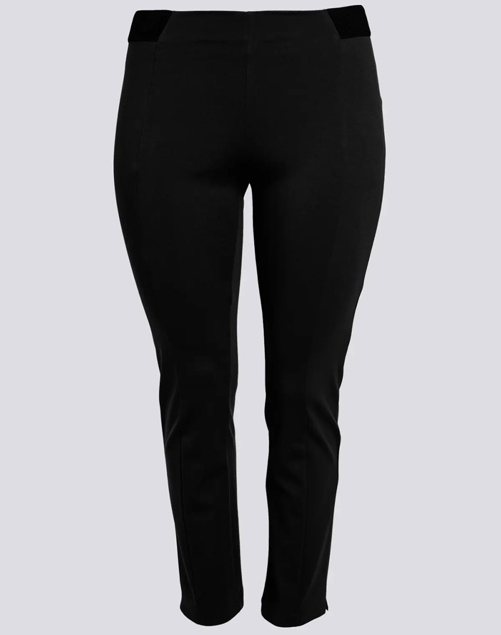 PARABITA Pantaloni elastici tip cigarette, cu cusatura
