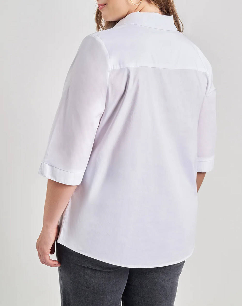 PARABITA Bluza din poplin, cu guler tip camasa