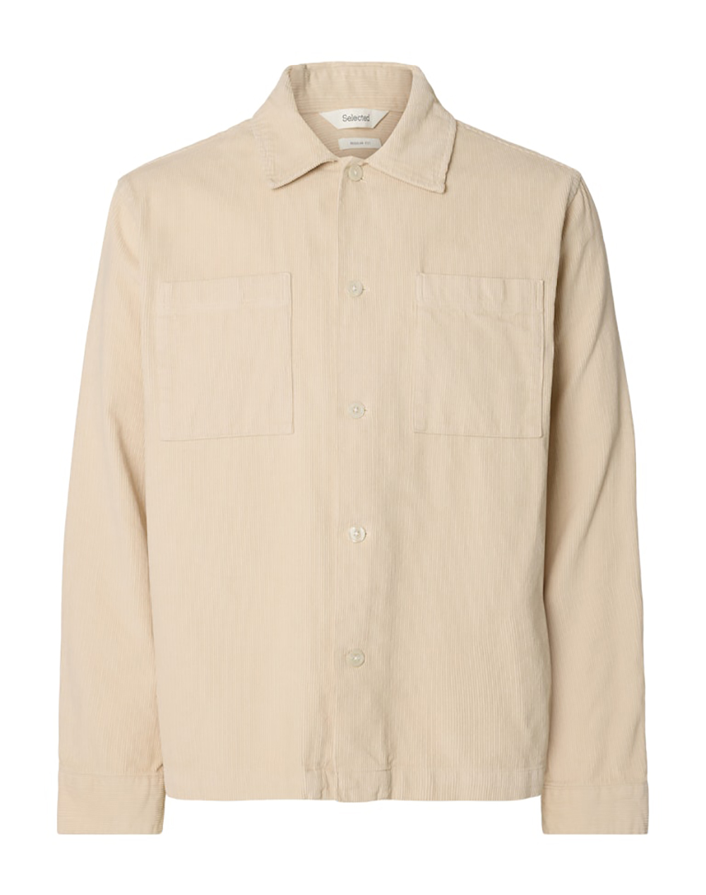 SELECTED SLHREGTATE CORD OVERSHIRT