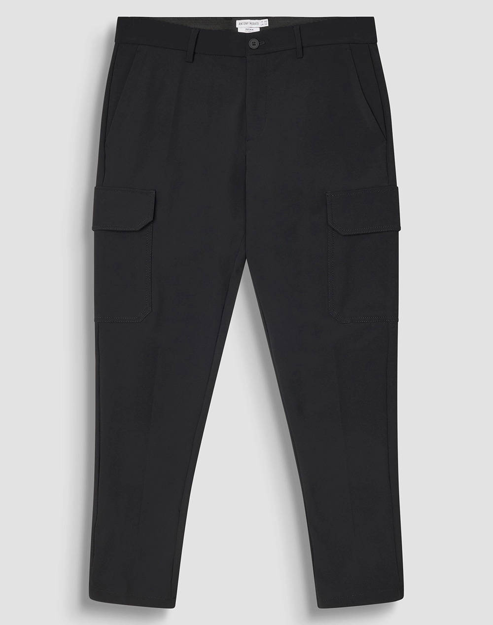 ANTONY MORATO MMTR00765FA600297 MIN OF 6 TROUSERS BJORN SKINNY FIT IN BI-STRETCH FABRIC TECHNO HANDFEEL WITH METAL BADGE PANTALONI DE BARBATI
