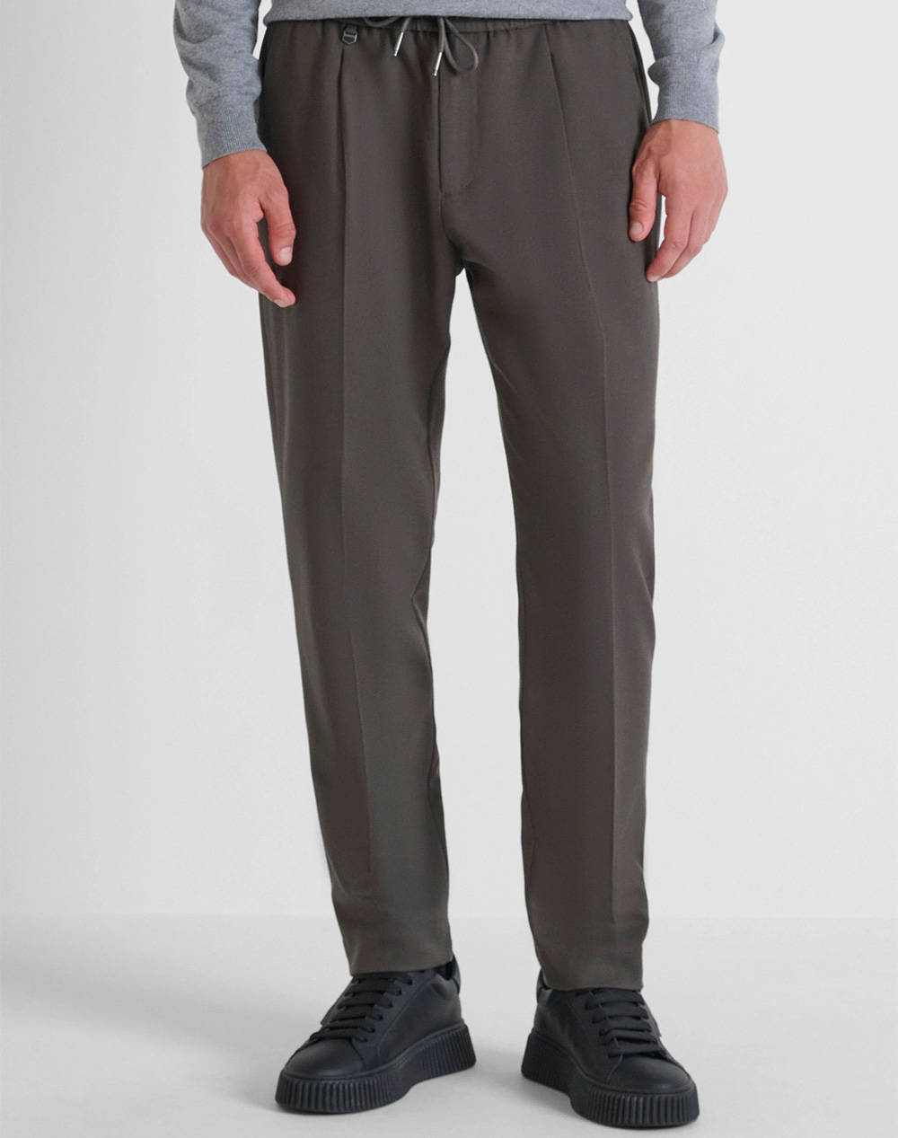 ANTONY MORATO MMTR00748FA600260 MIN OF 6 TROUSERS NEIL REGULAR FIT IN STRETCH VISCOSE BLEND FABRIC TWILL CONSTRUCTION PANTALONI DE BARBATI