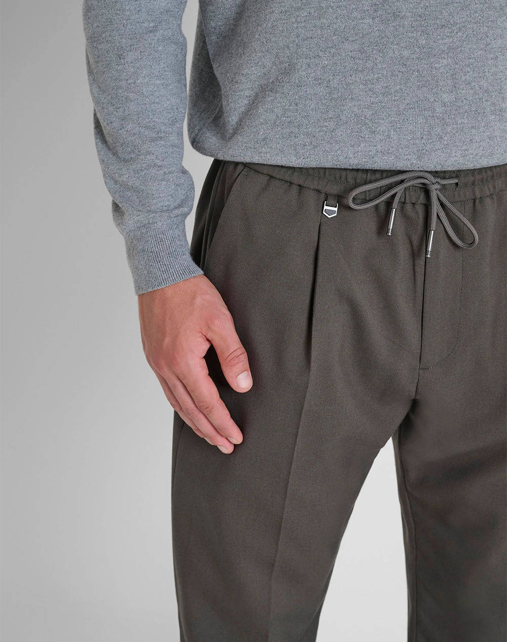 ANTONY MORATO MMTR00748FA600260 MIN OF 6 TROUSERS NEIL REGULAR FIT IN STRETCH VISCOSE BLEND FABRIC TWILL CONSTRUCTION PANTALONI DE BARBATI
