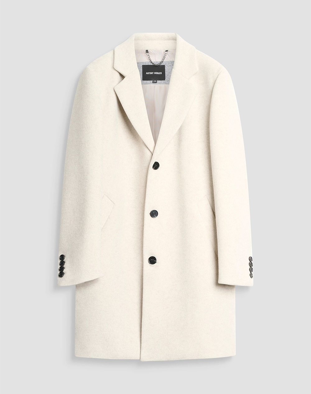 ANTONY MORATO MMCO00967FA500082 MIN OF 4 COAT MATHIAS REGULAR FIT IN WOOL VISCOSE BLEND FABRIC PALTON DE BARBATI