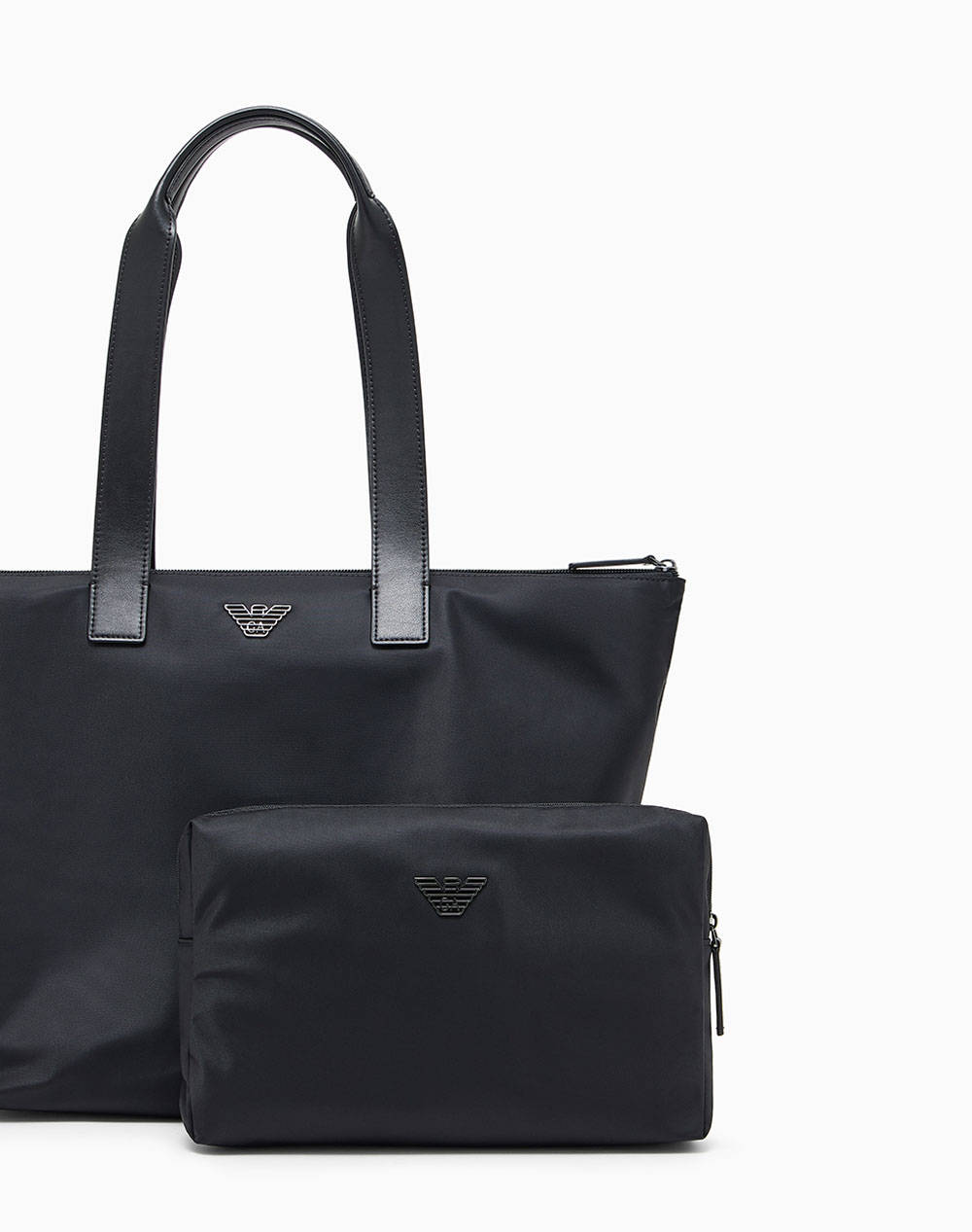 EMPORIO ARMANI SET SHOPPER + POUCH (Dimensiuni: 30 x 29.5 x 19cm.)