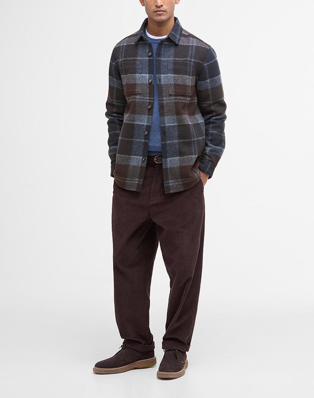 BARBOUR BARBOUR CHAPTER TAILORED CHECK OVERSHIRT
