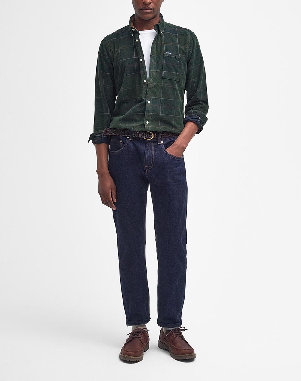 BARBOUR BARBOUR BLAIR TAILORED TARTAN CORD SHIRT